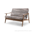 Modern wood cigar sofa